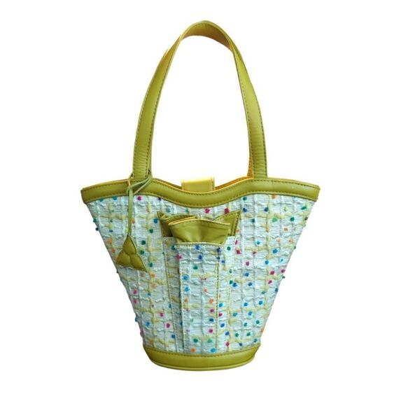 Deborah Lewis Mini Bucket Purse - Picture 1 of 7